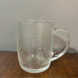 Coca Cola frosted vintage mug.